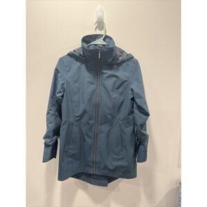 Marmot Lea JacketWomen's XS Teal Green Water Proof Rain Hooded Jacket